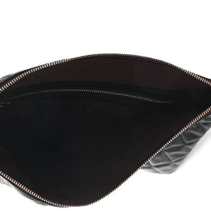 Chanel Caviar Quilted Medium Cosmetic Case Black 5 of 7
