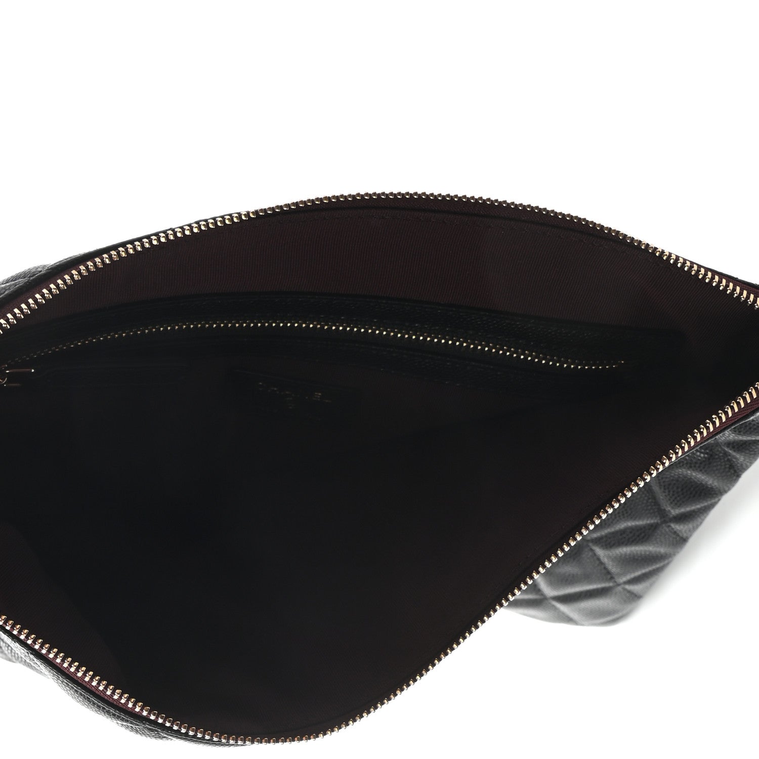 Chanel Caviar Quilted Medium Cosmetic Case Black 5 of 7