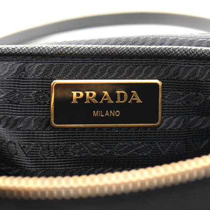 Prada Tessuto Nylon Saffiano Tote Black 6 of 12