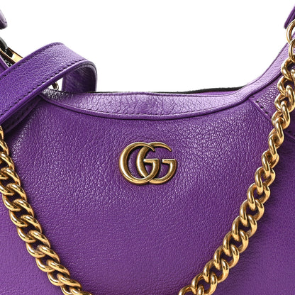 Gucci Goatskin Small Aphrodite Shoulder Bag Shine Purple 8 of 10