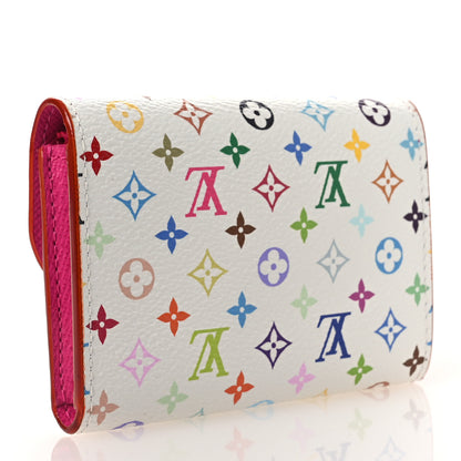 Louis Vuitton LV X TM Monogram Multicolor Rosalie Coin Purse White Kawaii Pink 3 of 6