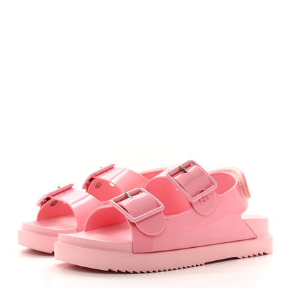 Gucci Rubber Mini Double G Womens Isla Dad Sandals 36 Wild Rose 3 of 8