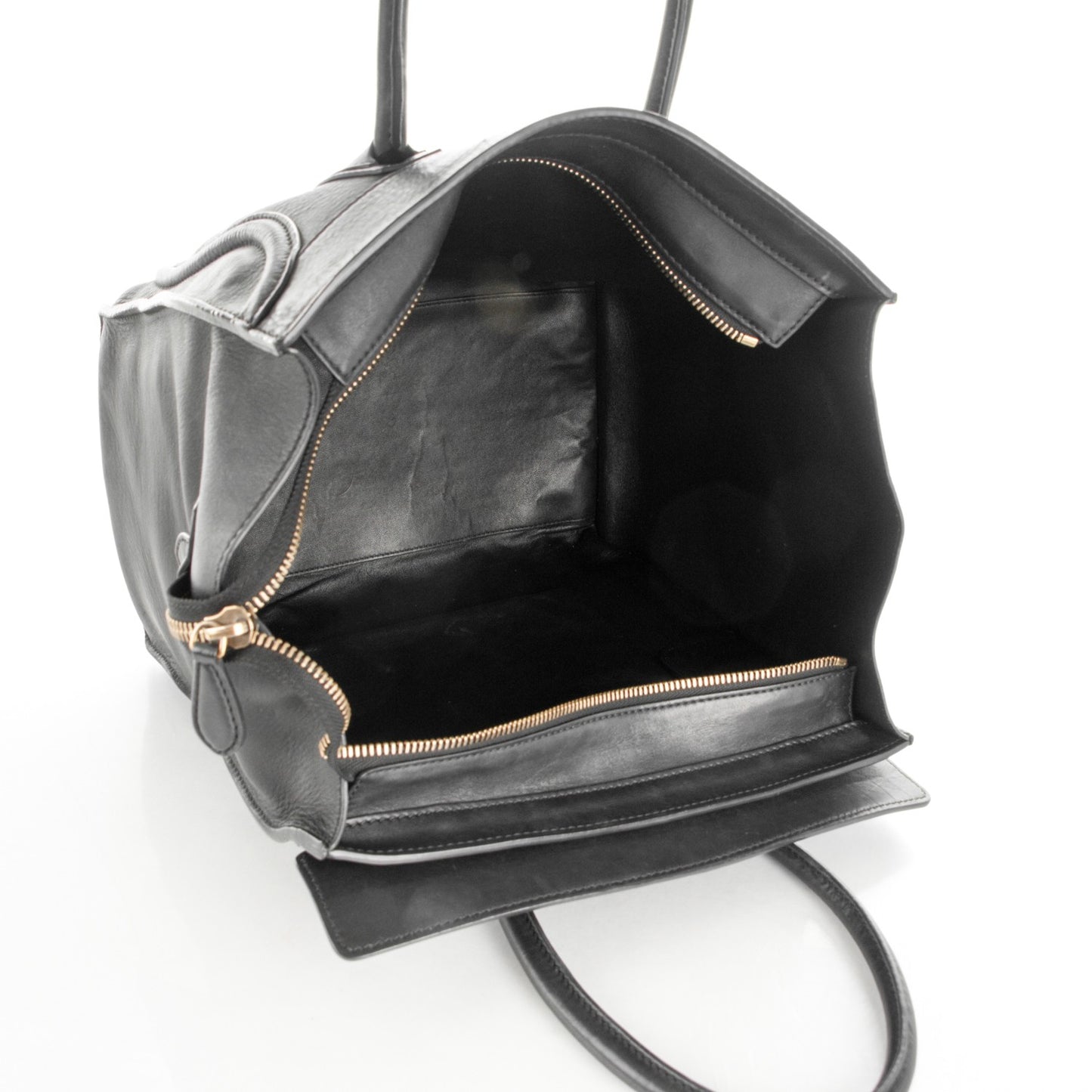 Smooth Calfskin Mini Luggage Black