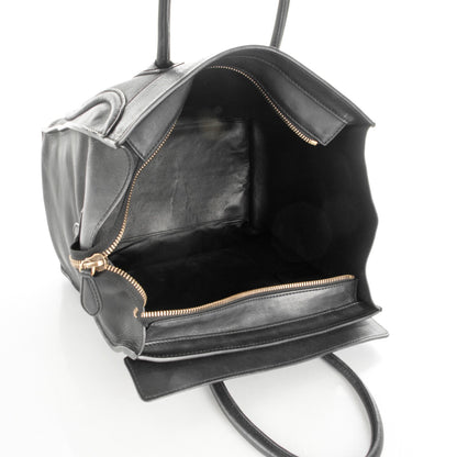 Celine Smooth Calfskin Mini Luggage Black 6 of 8