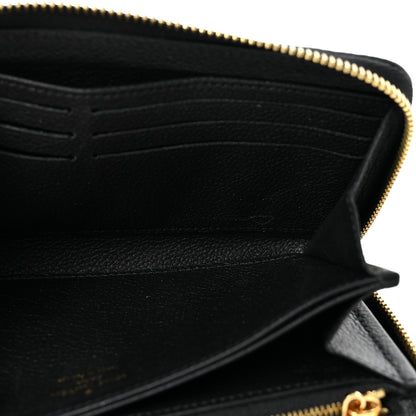 Louis Vuitton Empreinte Monogram Giant Zippy Wallet Black Beige 5 of 7