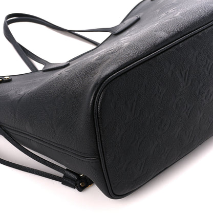 Louis Vuitton Empreinte Monogram Giant Neverfull MM Black 11 of 12