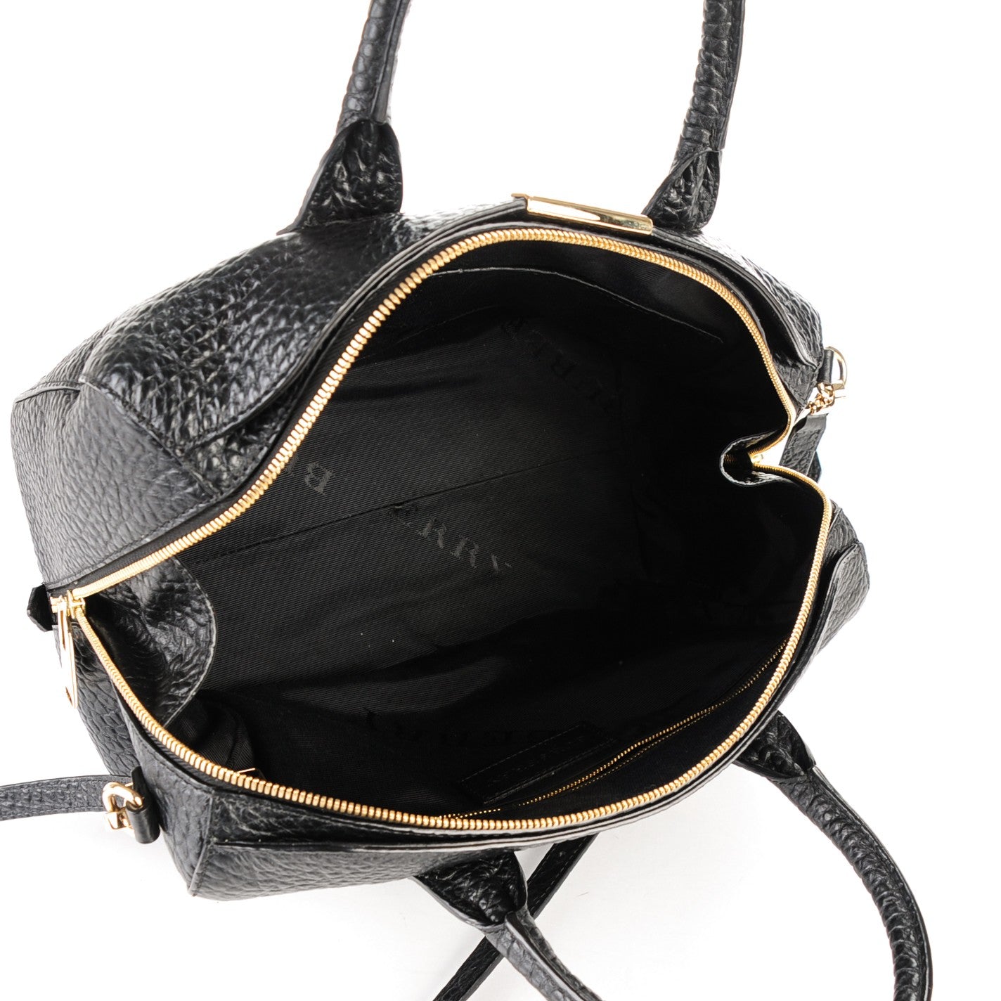 Heritage Grain Medium Alchester Bowling Bag Black