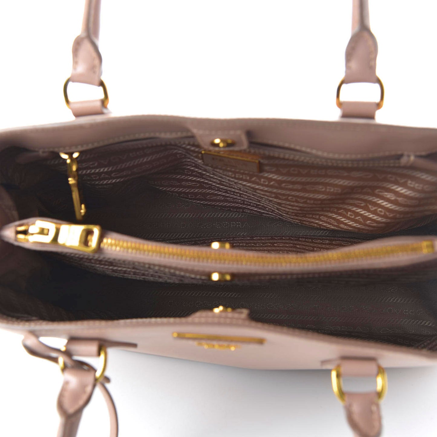 Saffiano Lux Medium Tote Cammeo