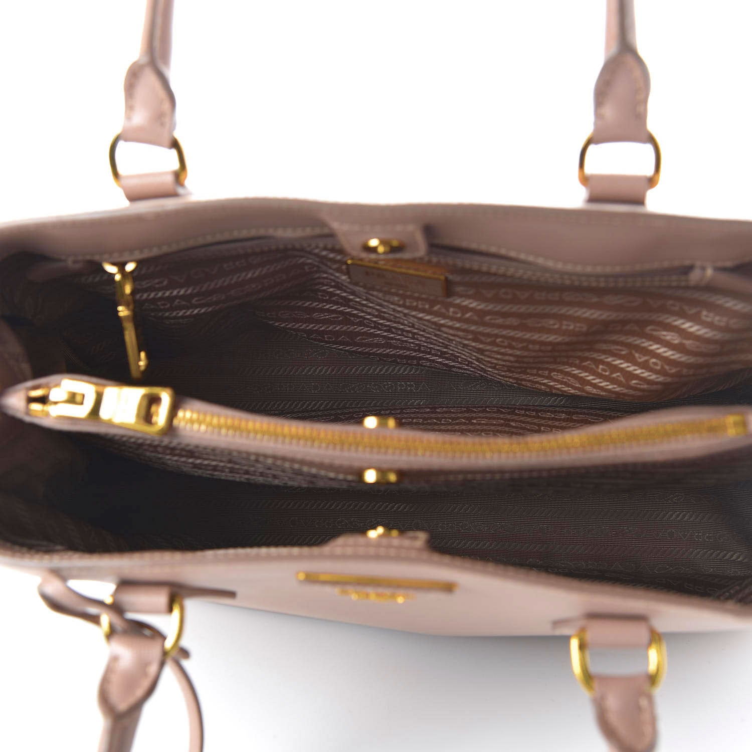 Prada Saffiano Lux Medium Tote Cammeo 5 of 10