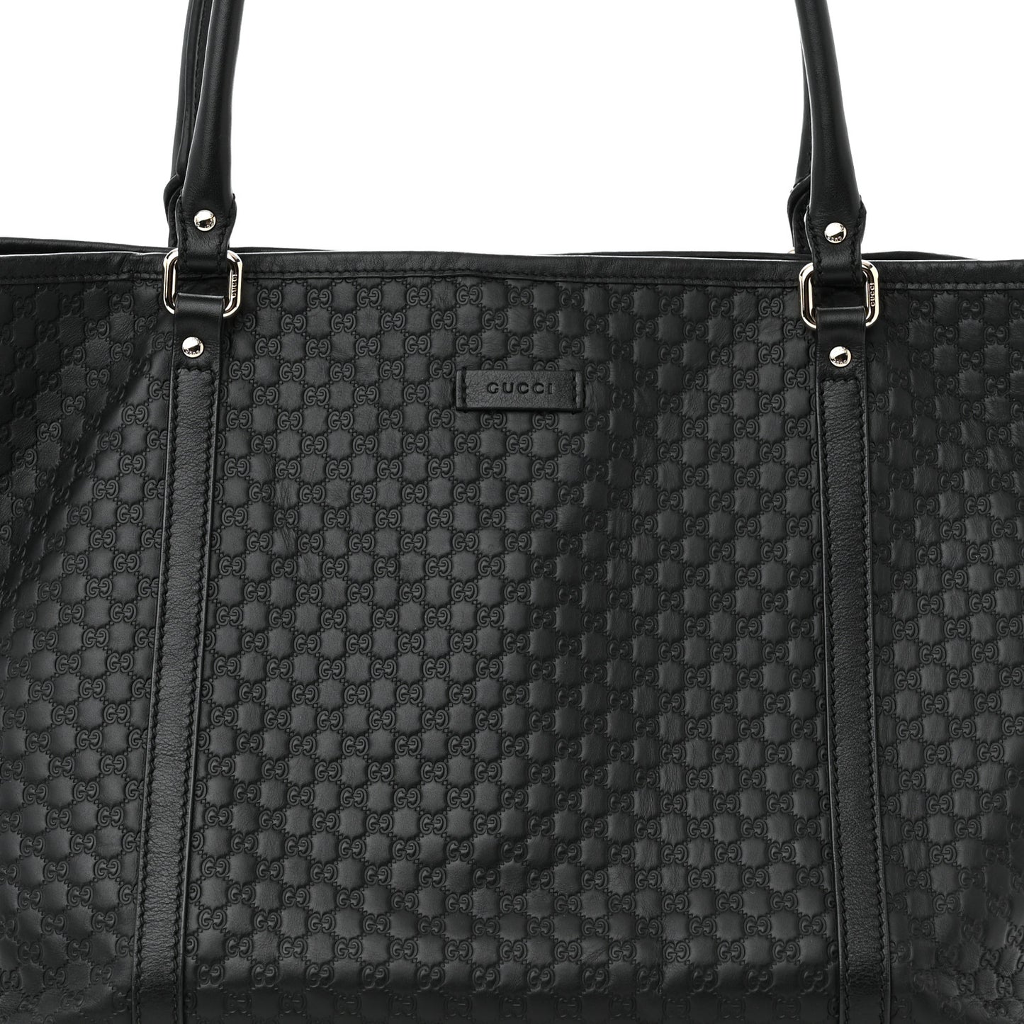 Microguccissima Medium Joy Tote Black