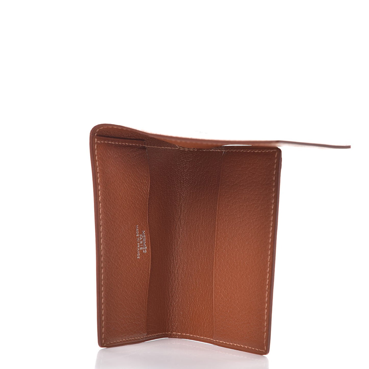 Chevre Mysore Guernesey Card Case Noisette
