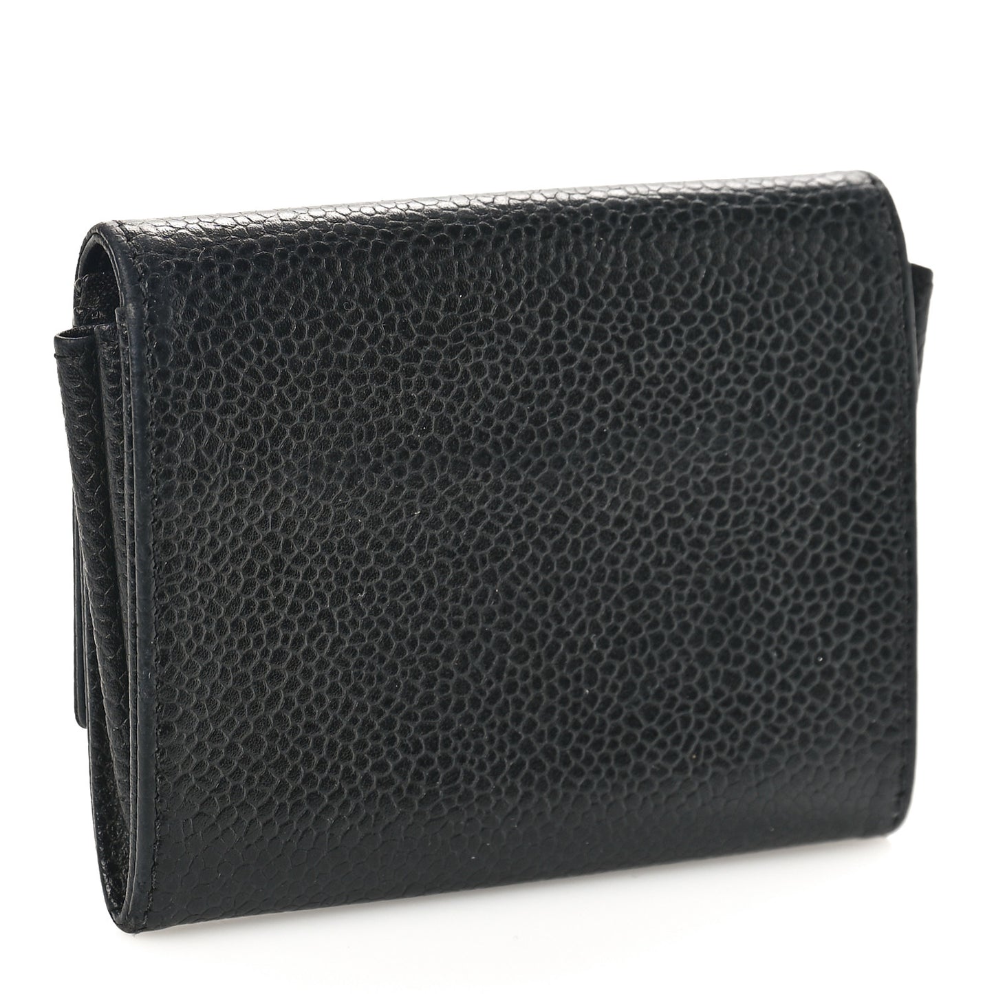 Caviar Timeless CC Flap Wallet Black