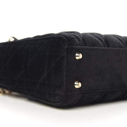 Christian Dior Velvet Mini Lady Dior Black 8 of 10