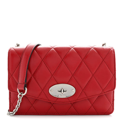Mulberry Shiny Buffalo Quilted Darley Shoulder Bag Red 1 of 11