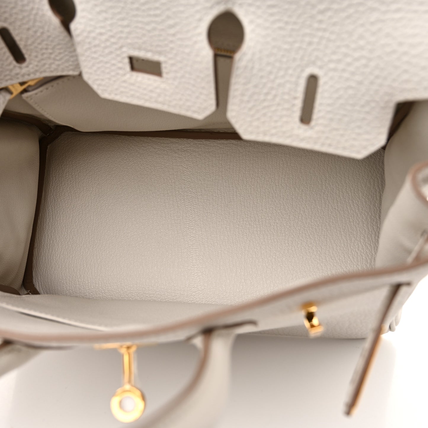 Togo Birkin 25 Gris Pale