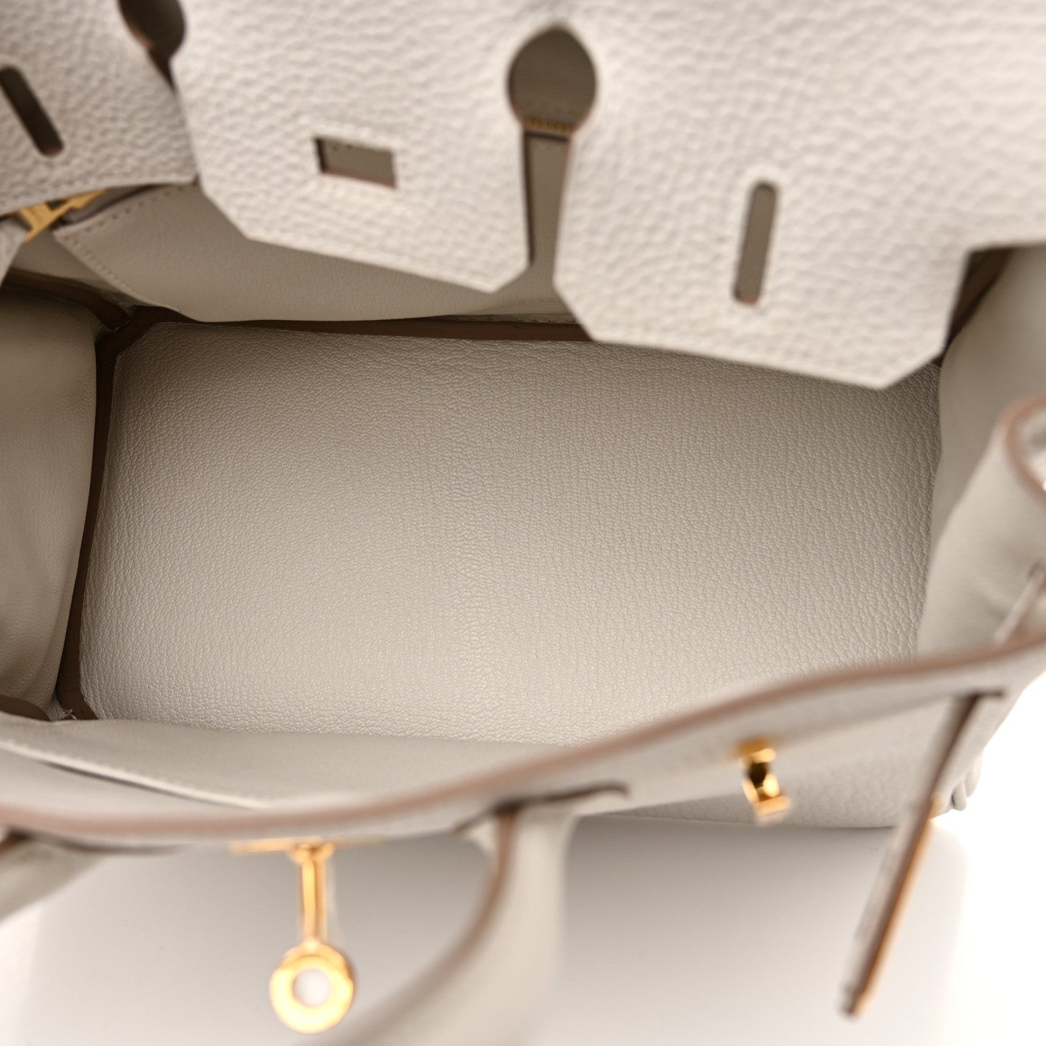 Hermes Togo Birkin 25 Gris Pale 5 of 11