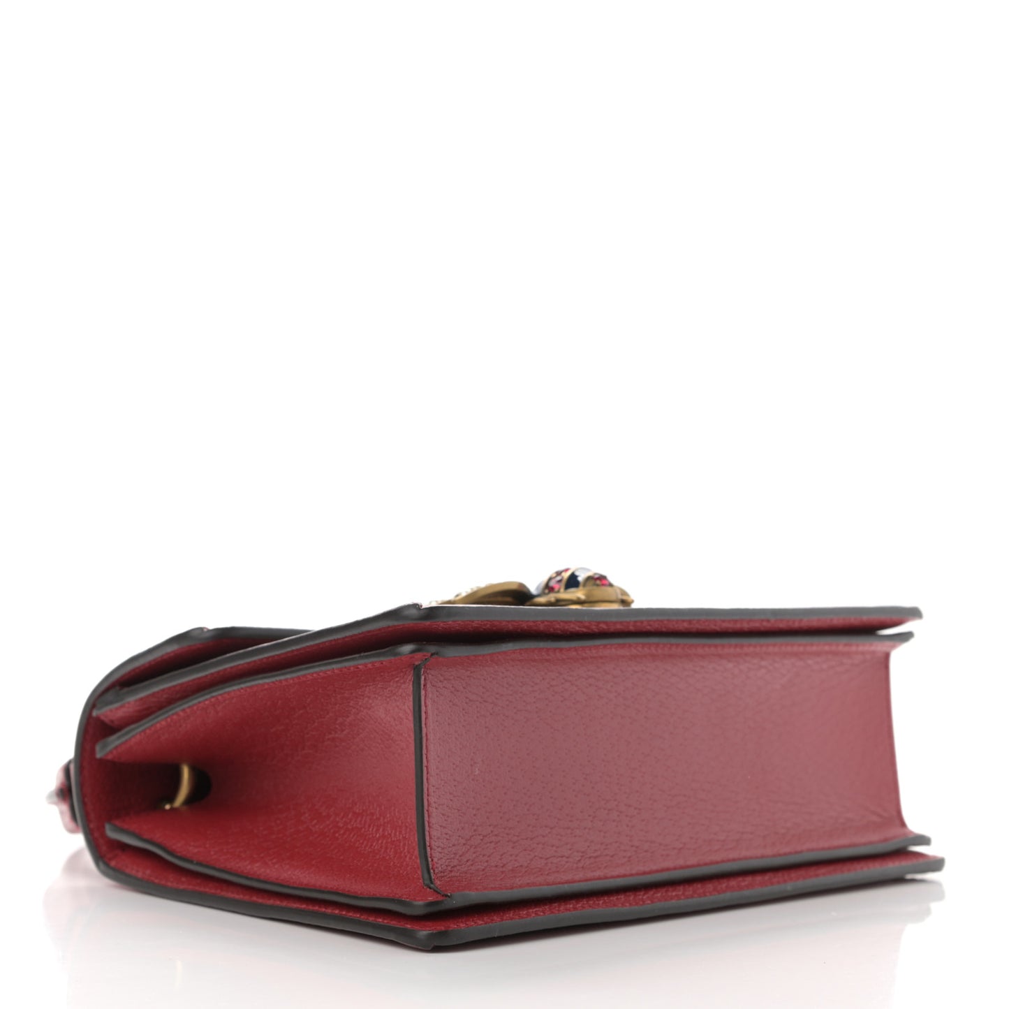 GG Supreme Monogram Small Queen Margaret Top Handle Bag Red