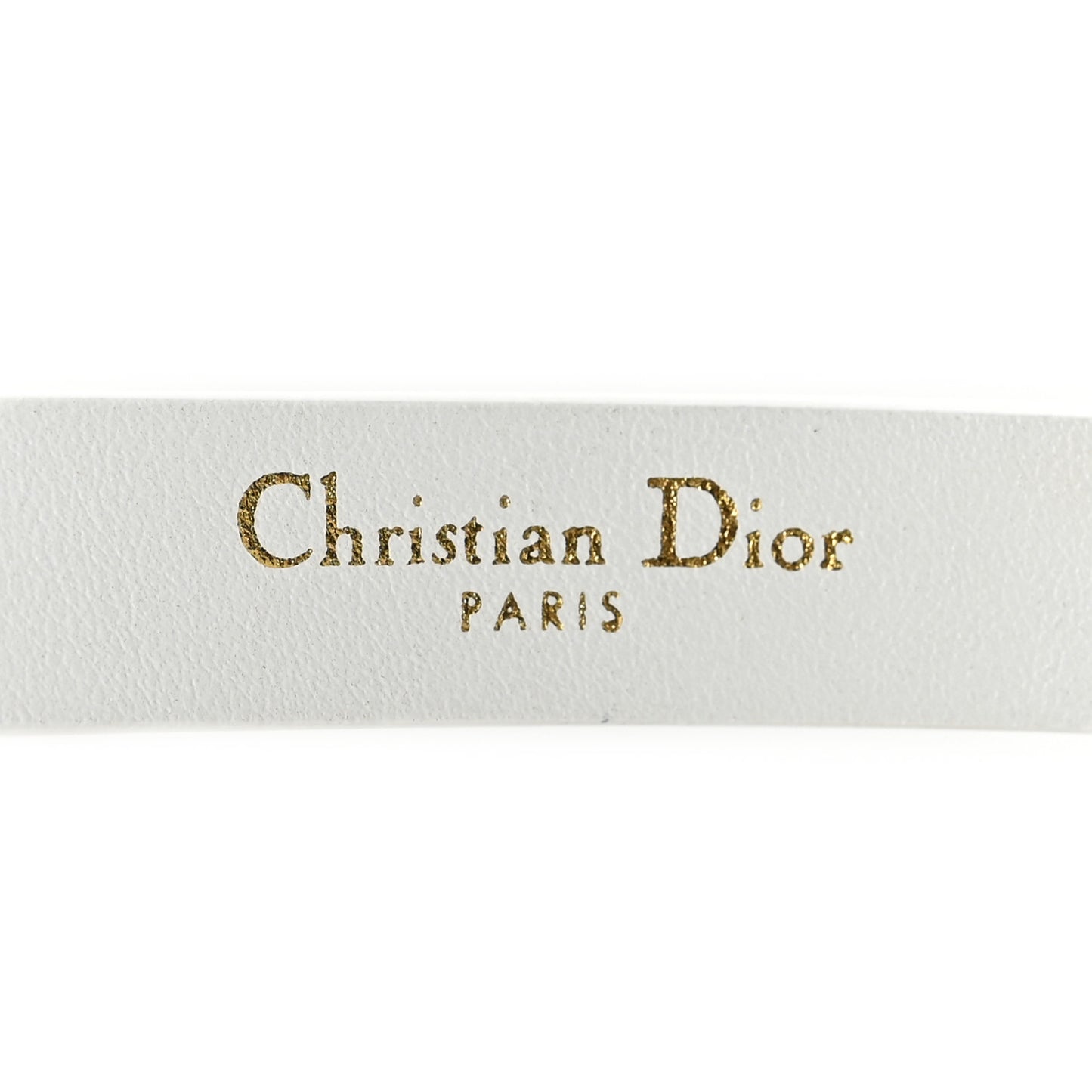 Smooth Calfskin Caro 15mm Belt 75 White