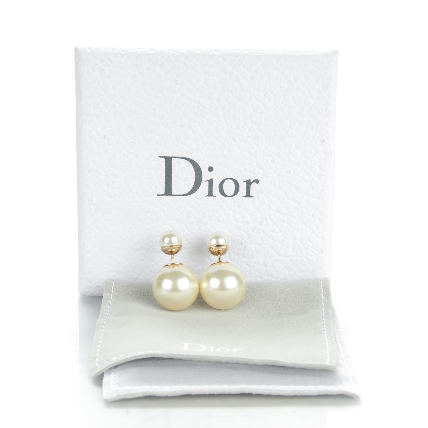 Christian Dior Pearl Mise En Dior Tribal Earrings 5 of 5