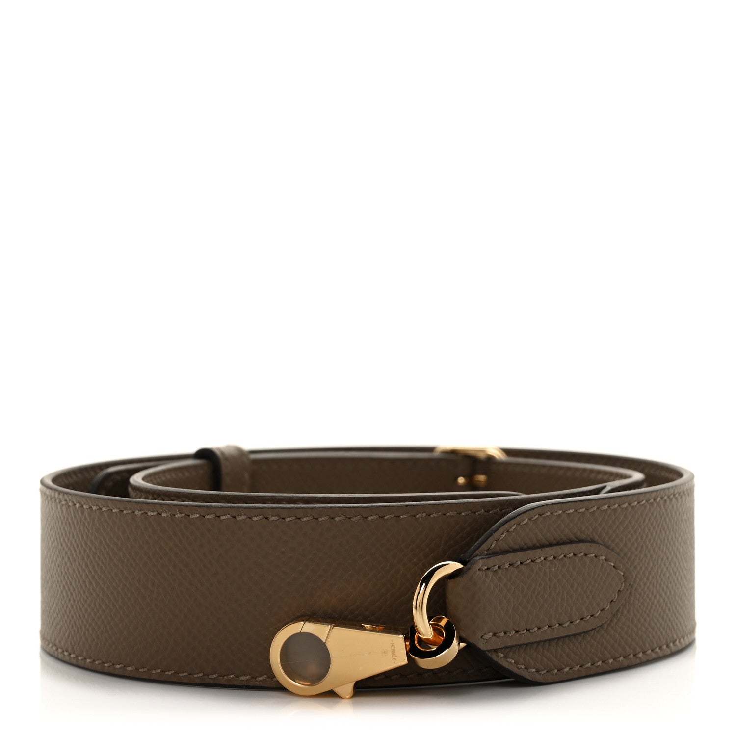 Hermes Epsom 35mm Harnachement Shoulder Strap Etoupe 1 of 7
