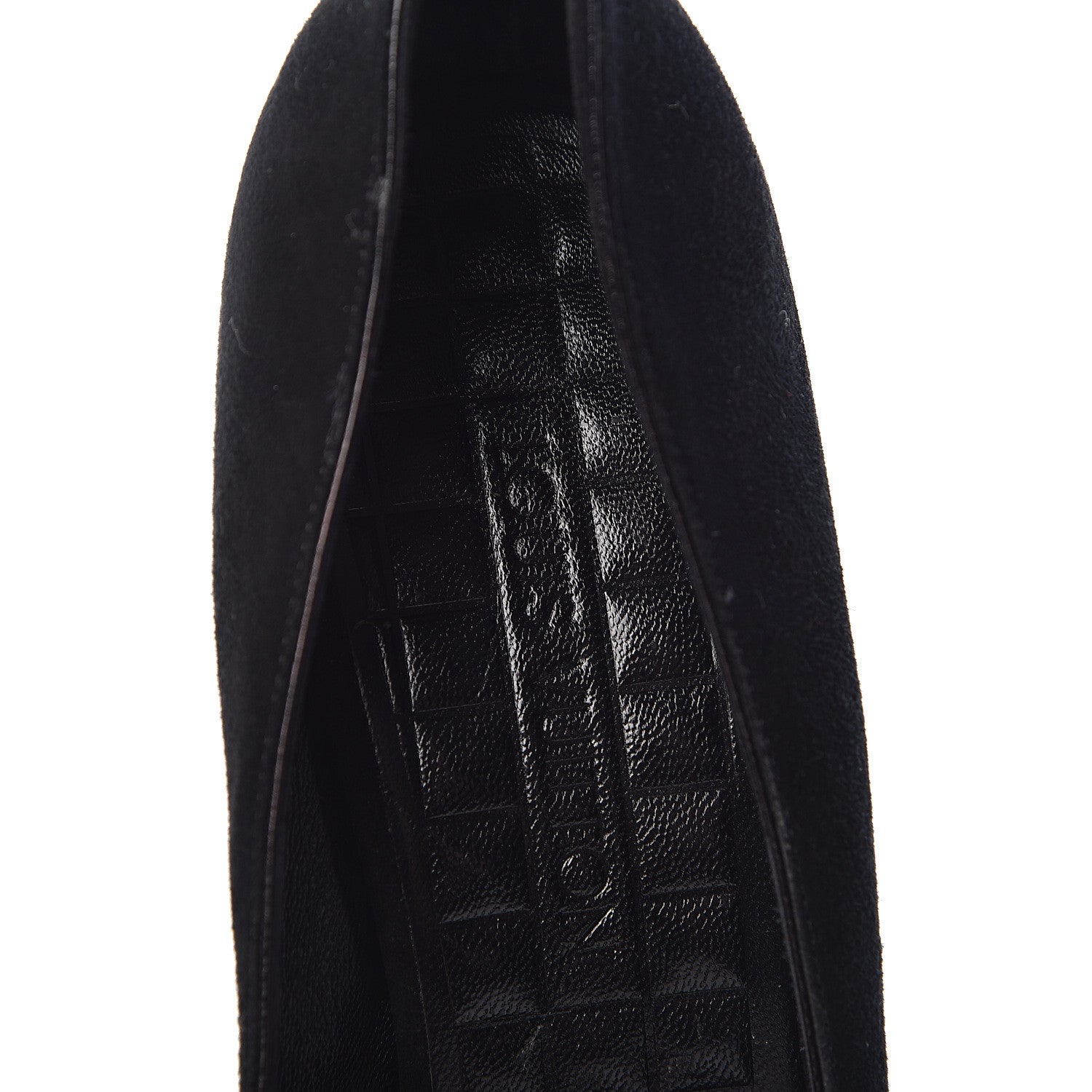 Louis Vuitton Suede Mirrored Ball Pumps 37 Black 10 of 16