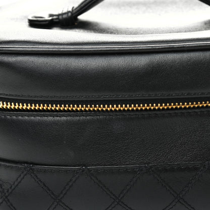 Chanel Lambskin Vanity Cosmetic Case Black 14 of 14