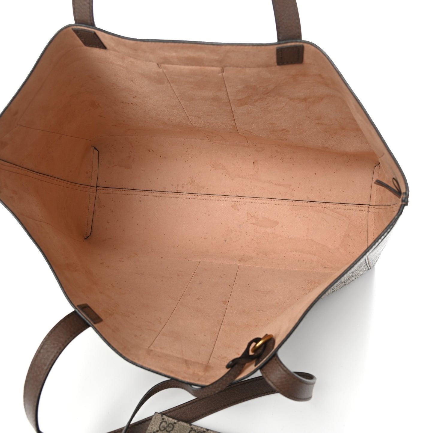 GG Supreme Monogram Web Large Ophidia Tote Brown