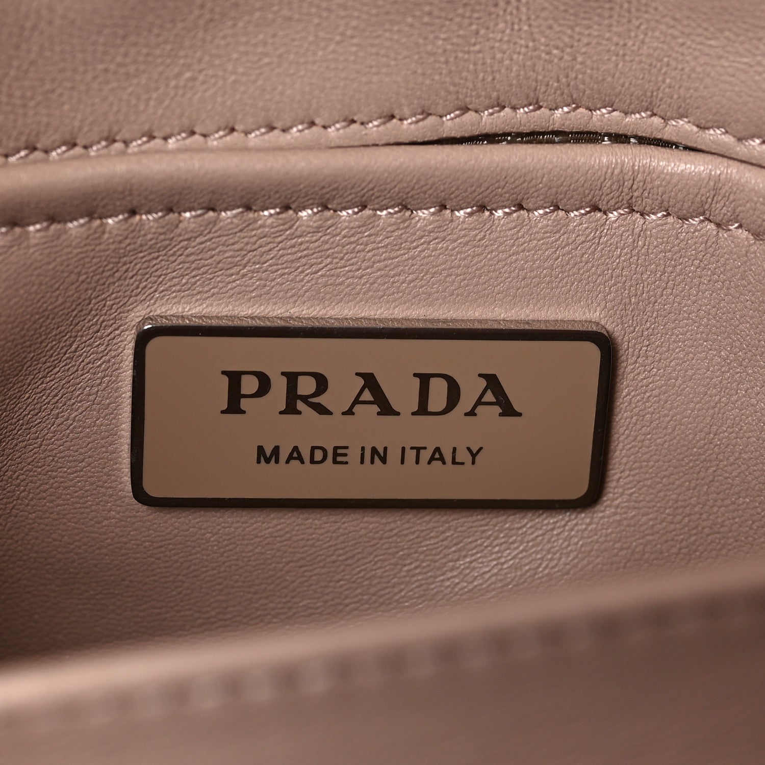 Prada Nappa Triangle Stitched Small Spectrum Bag Cipria 6 of 8