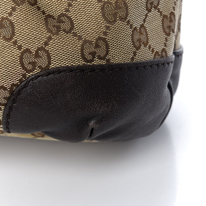 Gucci Monogram Medium Sukey Top Handle Dark Brown 13 of 13