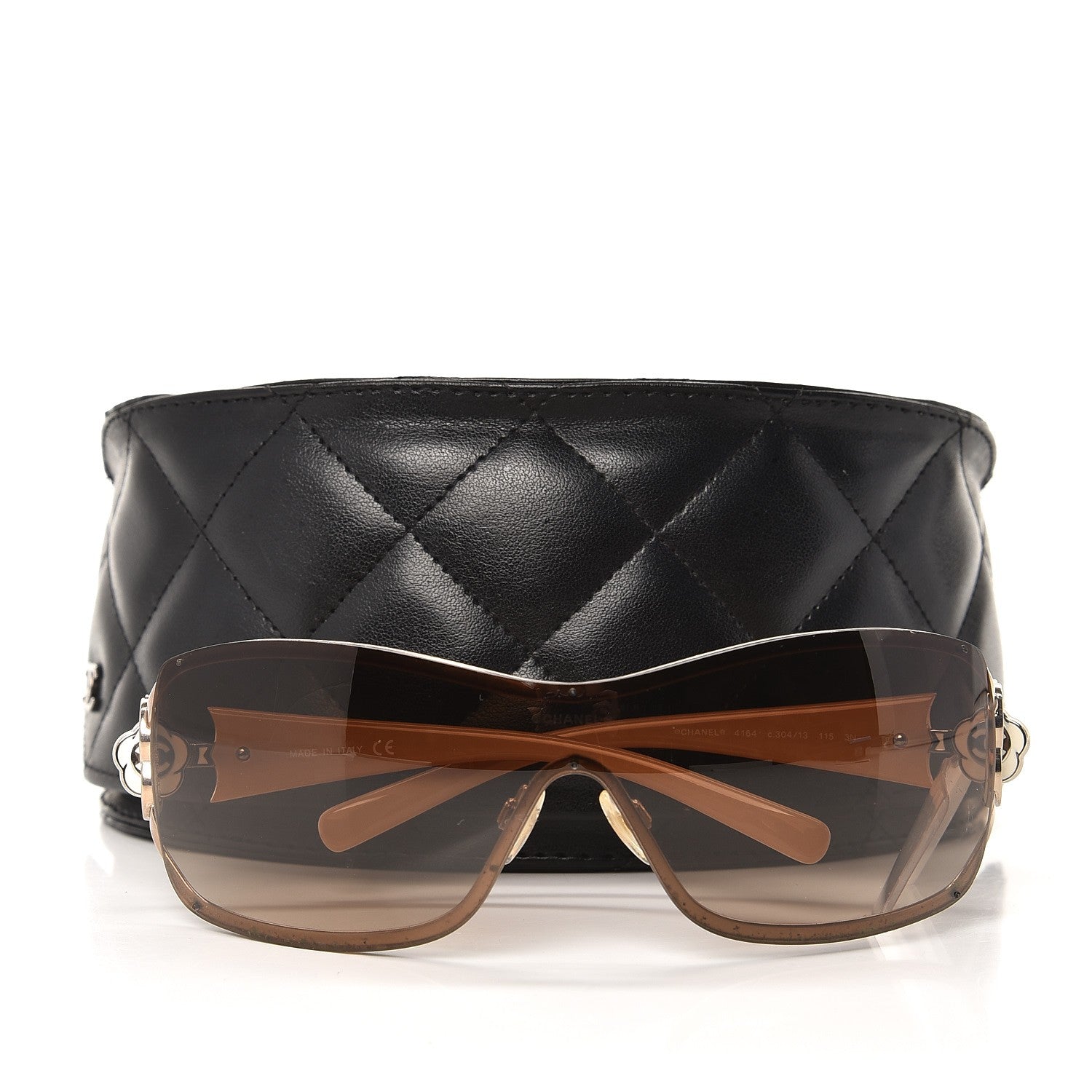 Chanel Frameless Camellia CC Sunglasses 4164 Beige 7 of 7