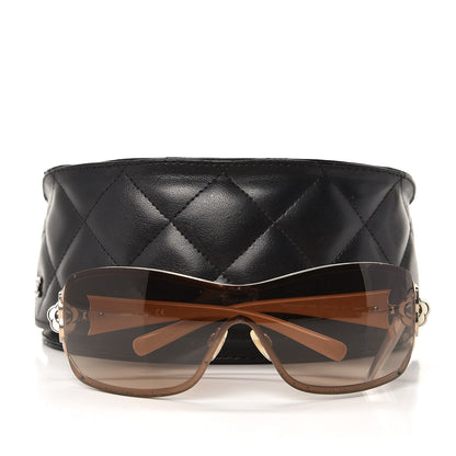 Chanel Frameless Camellia CC Sunglasses 4164 Beige 7 of 7