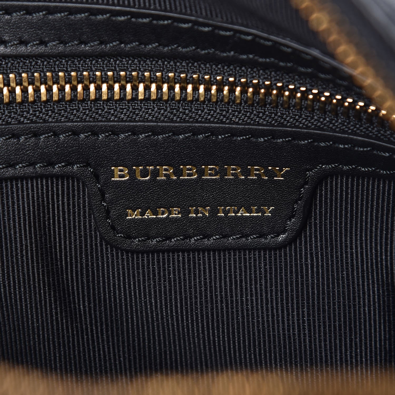 Burberry Smooth Calfskin 1983 Knight Check Link Bowling Bag Black 6 of 11