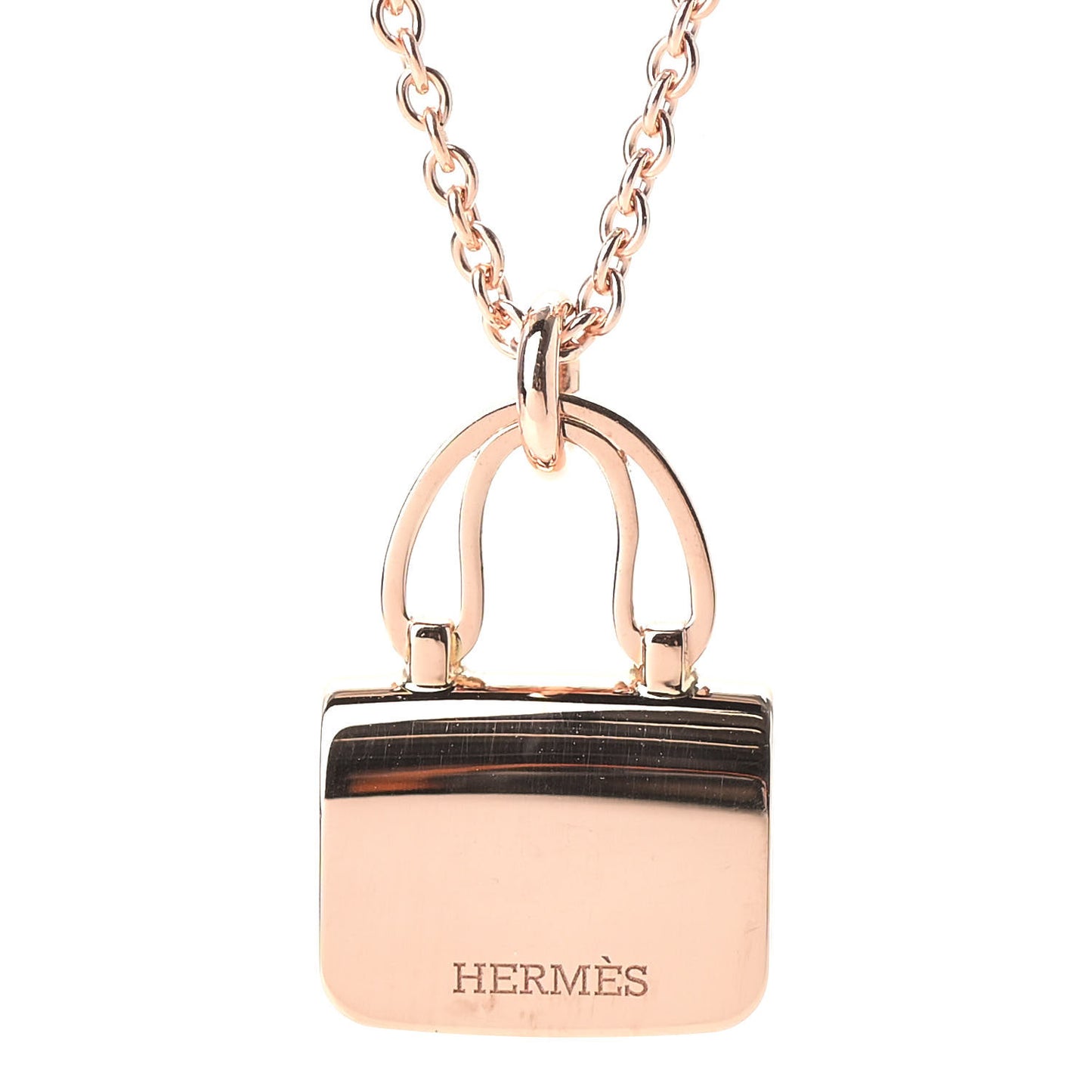 18K Rose Gold Diamond Constance Amulettes Pendant Necklace