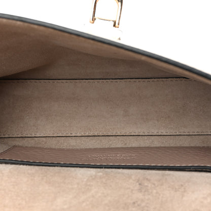 Valentino Garavani Pebbled Calfskin Medium Rockstud Flip Lock Crossbody Bag Poudre 5 of 12