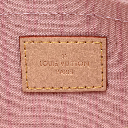 Louis Vuitton Damier Azur Neverfull MM GM Pochette Rose Ballerine 5 of 6