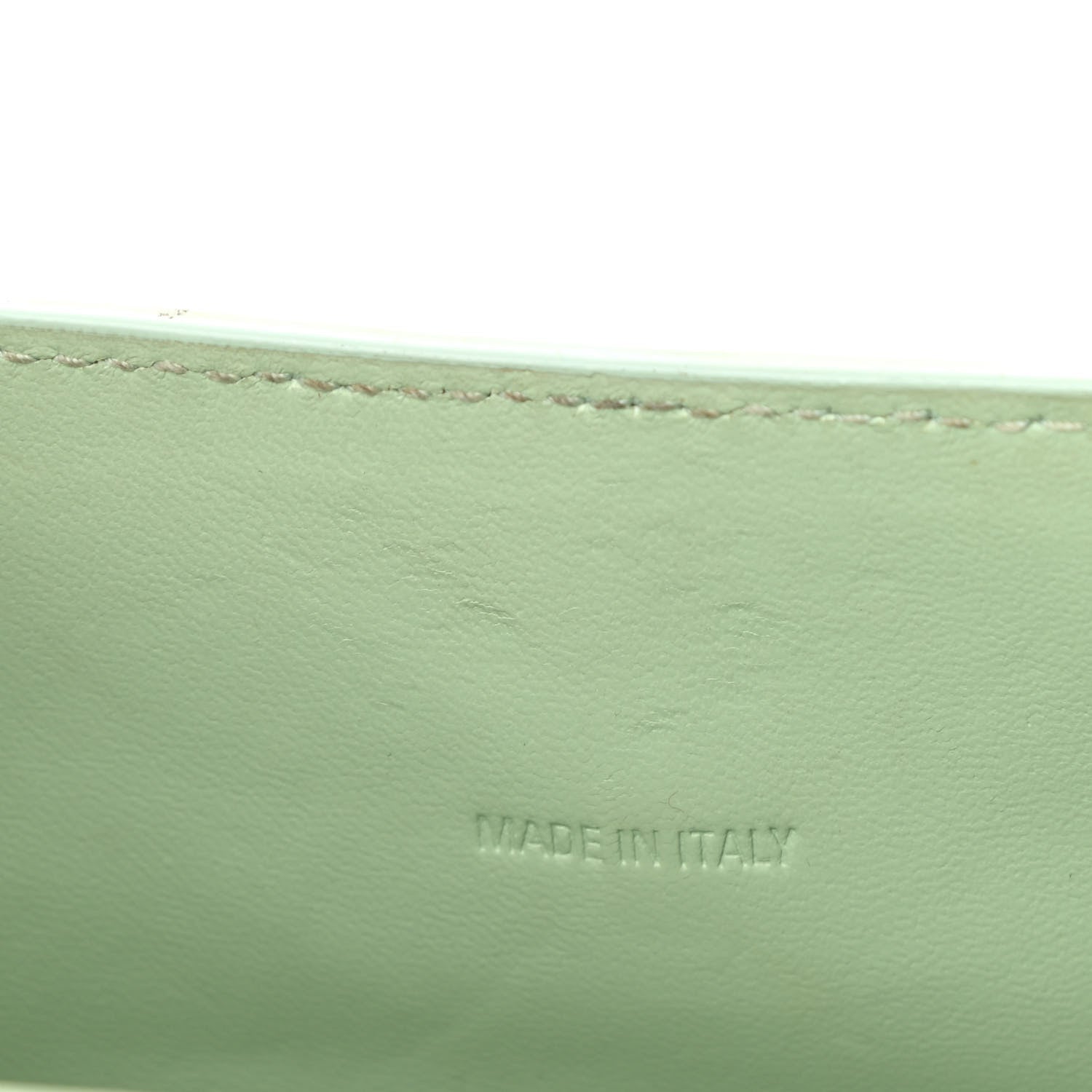 Balenciaga Shiny Calfskin Crocodile Embossed Hourglass Top Handle Bag XS Light Green 12 of 20