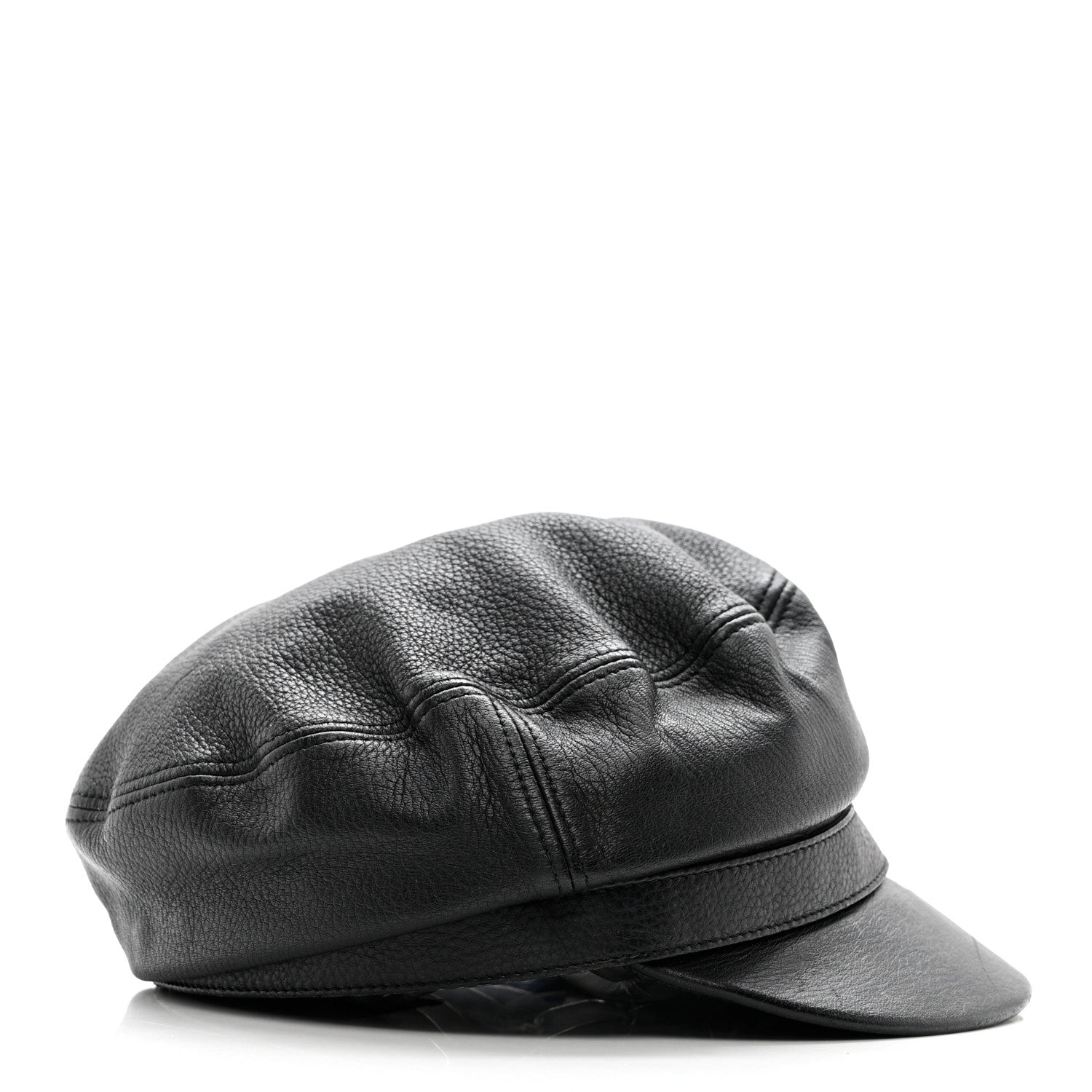 Gucci Calfskin Cellarius Hat S Black 5 of 10