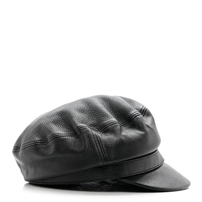 Gucci Calfskin Cellarius Hat S Black 5 of 10