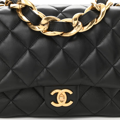 Chanel Lambskin Quilted Large CC Funky Town Flap Black 8 of 11