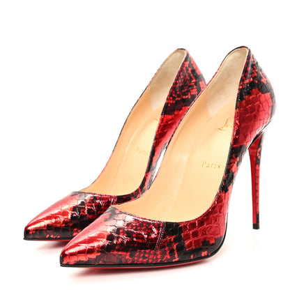 Christian Louboutin Ayers Metalgloss Pigalle Follies 100 Pumps 40 Loubi 4 of 8