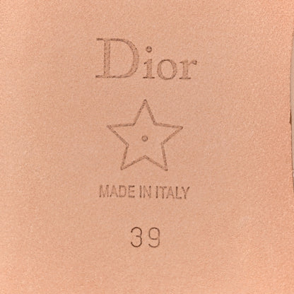 Christian Dior Calfskin Cannage Pearl Bow Ballet Flats 39 Nude 6 of 10