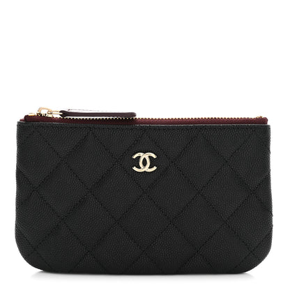 Chanel Caviar Quilted Small Cosmetic Case Black 1 of 8