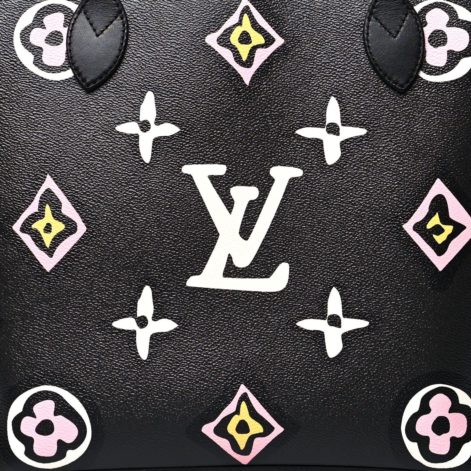 Louis Vuitton Monogram Giant Wild At Heart Neverfull MM Black 9 of 11