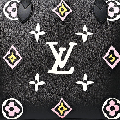Louis Vuitton Monogram Giant Wild At Heart Neverfull MM Black 9 of 11