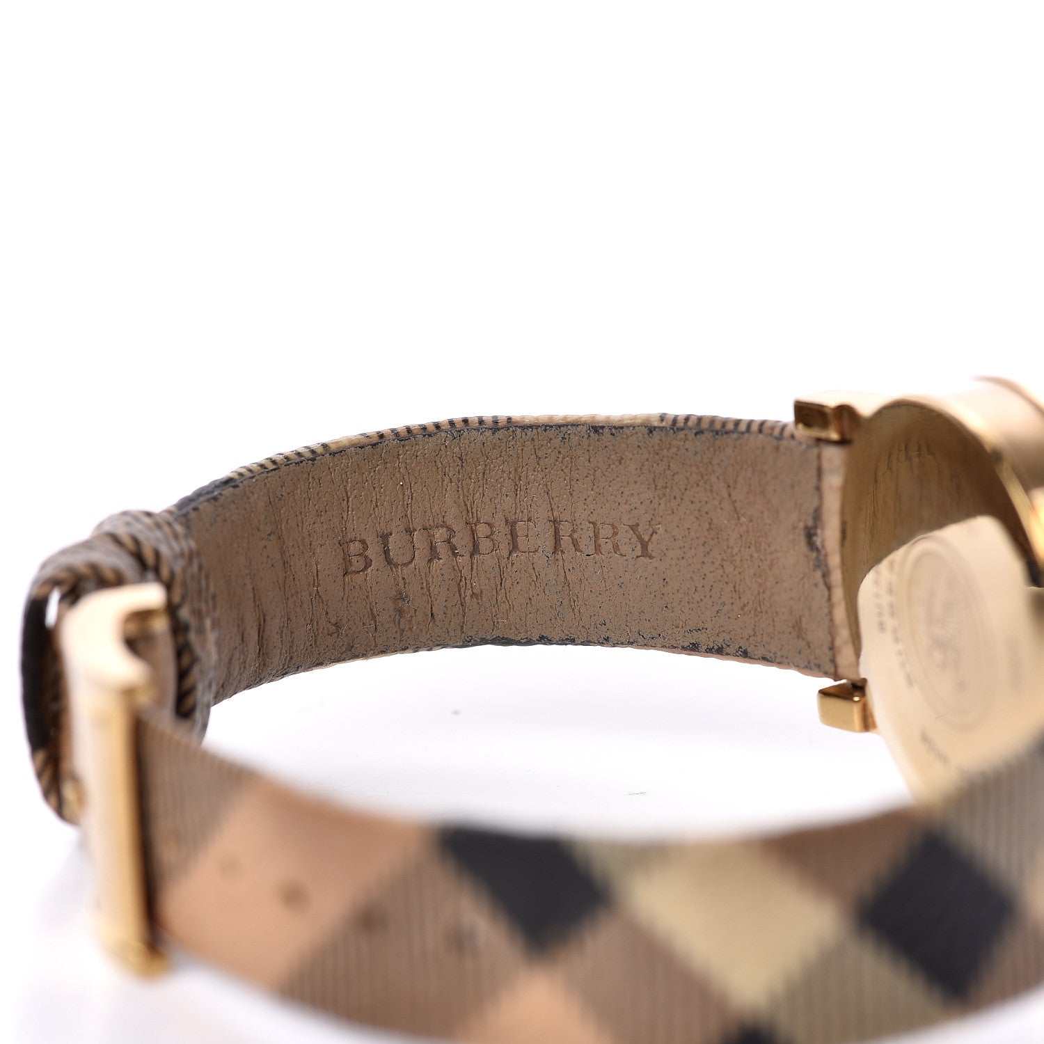 Burberry Stainless Steel Calfskin 28mm Nova Check Quartz Watch BU1399 6 of 8