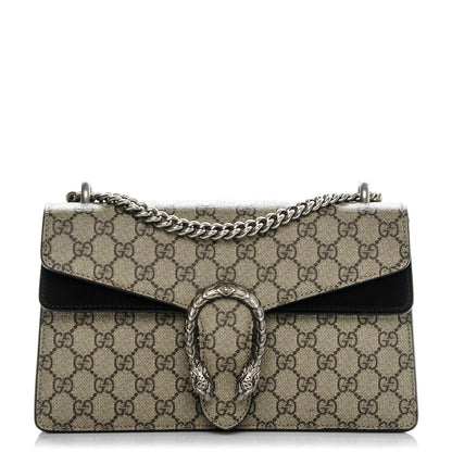 Gucci GG Supreme Monogram Small Dionysus Shoulder Bag Black 1 of 7