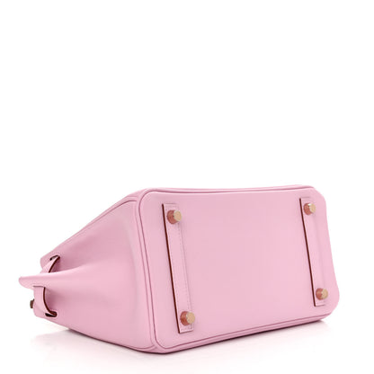 Hermes Swift Birkin 25 Mauve Sylvestre 4 of 11