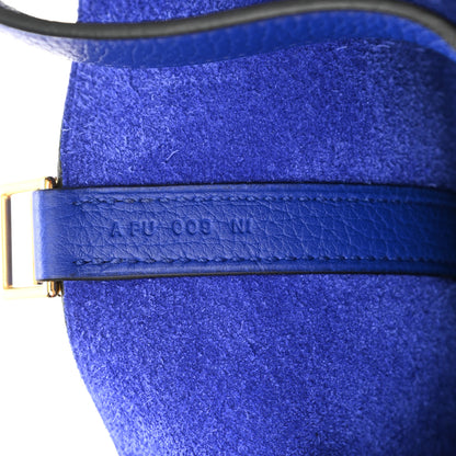 Hermes Taurillon Clemence Picotin Lock 18 PM Bleu Electrique 7 of 10