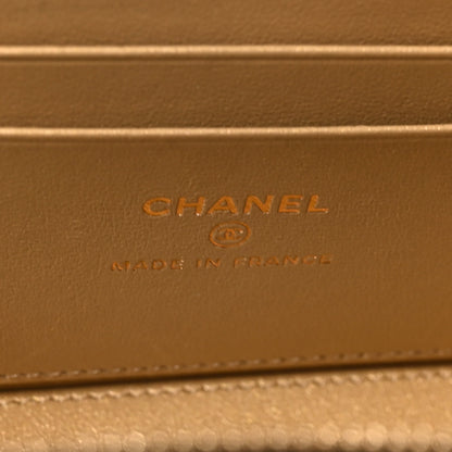 Chanel Lambskin Quilted Pearl Crush Small Vanity Case With Chain Black 8 of 11