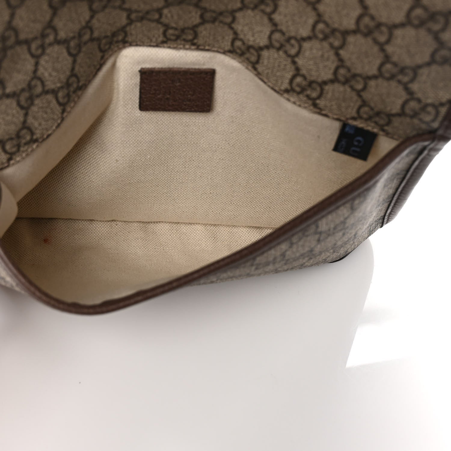 Gucci GG Supreme Monogram Neo Vintage Web Belt Bag Brown 5 of 9